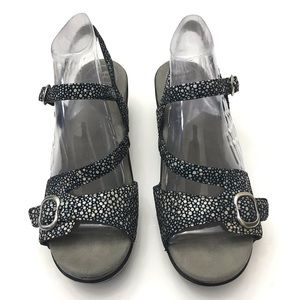 DANSKO BLACK SANDALS
